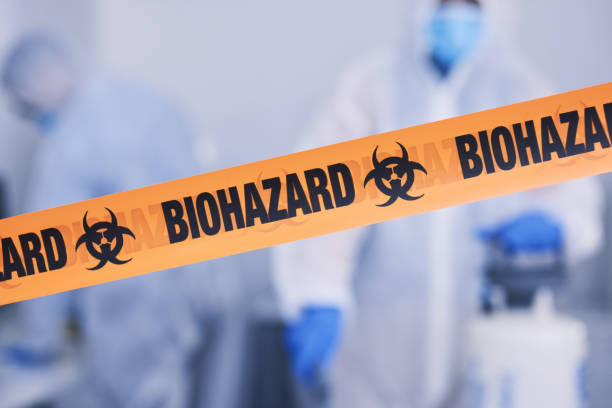 Professional Biohazard technician working in Pembroke, MA